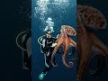 🐙 Giant octopus ke saath deep sea mein ek amazing aur unforgettable encounter. 🌊😱 #Ocean #SeaLife