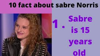 10 facts about sabre Norris || Nutella Norris