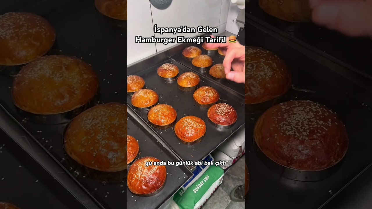 İspanya’dan Gelen Hamburger Ekmeği Tarifi! 🍔Paletto🇮🇹&Pizza🍕&Burger🍔 #food #delicious #yemek İspanya’dan Gelen Hamburger Ekmeği Tarifi! 🍔Paletto🇮🇹&Pizza🍕&Burger🍔 #food #delicious #yemek