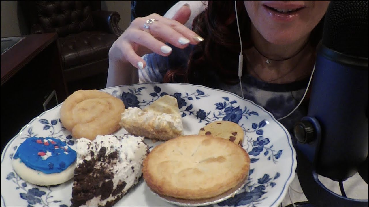 ASMR Bakery Role Play with Soda and Eating Sounds. Whispered - YouTube