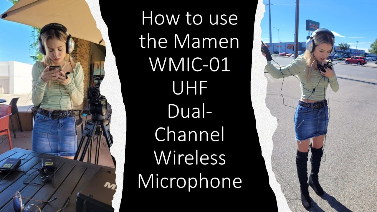 How to use the the Mamen WMIC-01 UHF Duel Channel Wireless Microphone