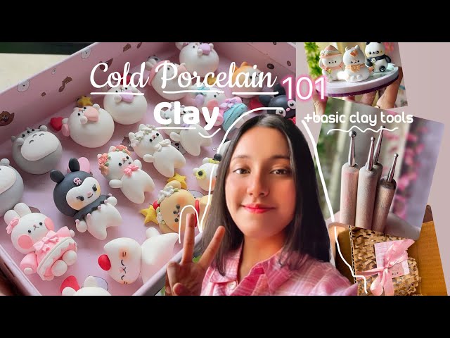 How to make flexible moldable cold porcelain modeling clay 