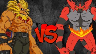 Leomon VS Incineroar [Digimon VS Pokemon] Sprite/Pixel Animation Battle