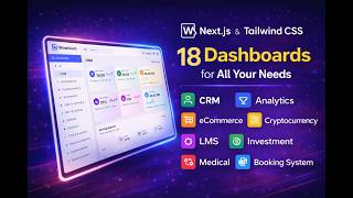 18 Admin Dashboards Built with Next.js + Tailwind CSS