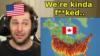 American Reacts to "Why Canada Has a Terrible USA Problem"