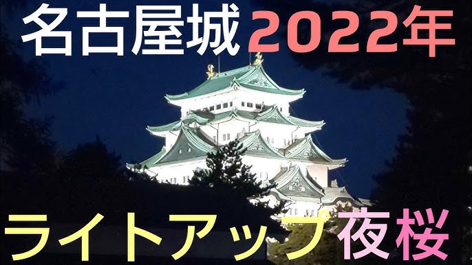 名古屋城 桜まつり 22年 ライトアップ 夜桜 Youtube 名古屋城 桜まつり 22年 ライトアップ 夜桜 Youtube