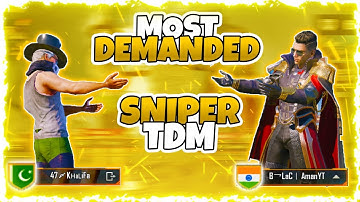 47 Khalifa vs Android Gamer | 1v1 M24 TDM | trying Eyeshot on One of the Best Indian Sniper ❤️