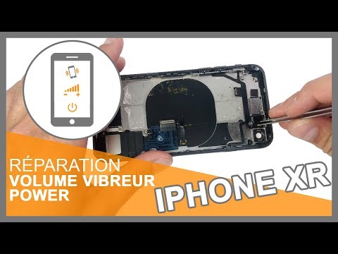 Nappe power / volume / vibreur + flash iPhone XR
