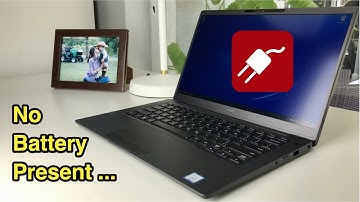 How to fix “No battery is detected” & “No battery present” errors on laptop computers.
