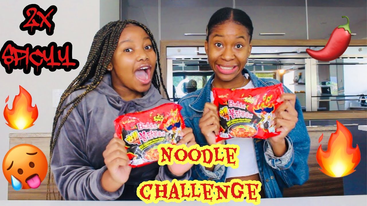 *ЭКСТРЕМАЛЬНЫЙ* Челлендж с острой лапшой!|ft.Kay.com