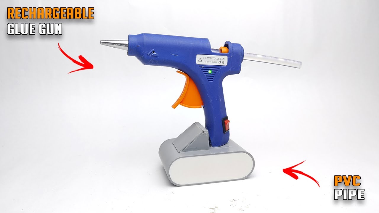 How To Make Rechargeable Glue Gun At Home 