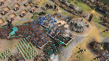 Age of Empires 4 - 3v3 MASSIVE ABBASID VS ENGLISH WAR | Multiplayer Gameplay