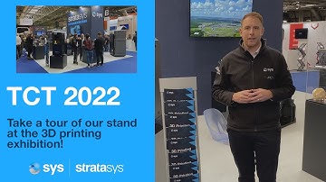 Take a tour of our TCT 3Sixty 2022 stand! 🔥 Stratasys 3D printing | SYS Systems