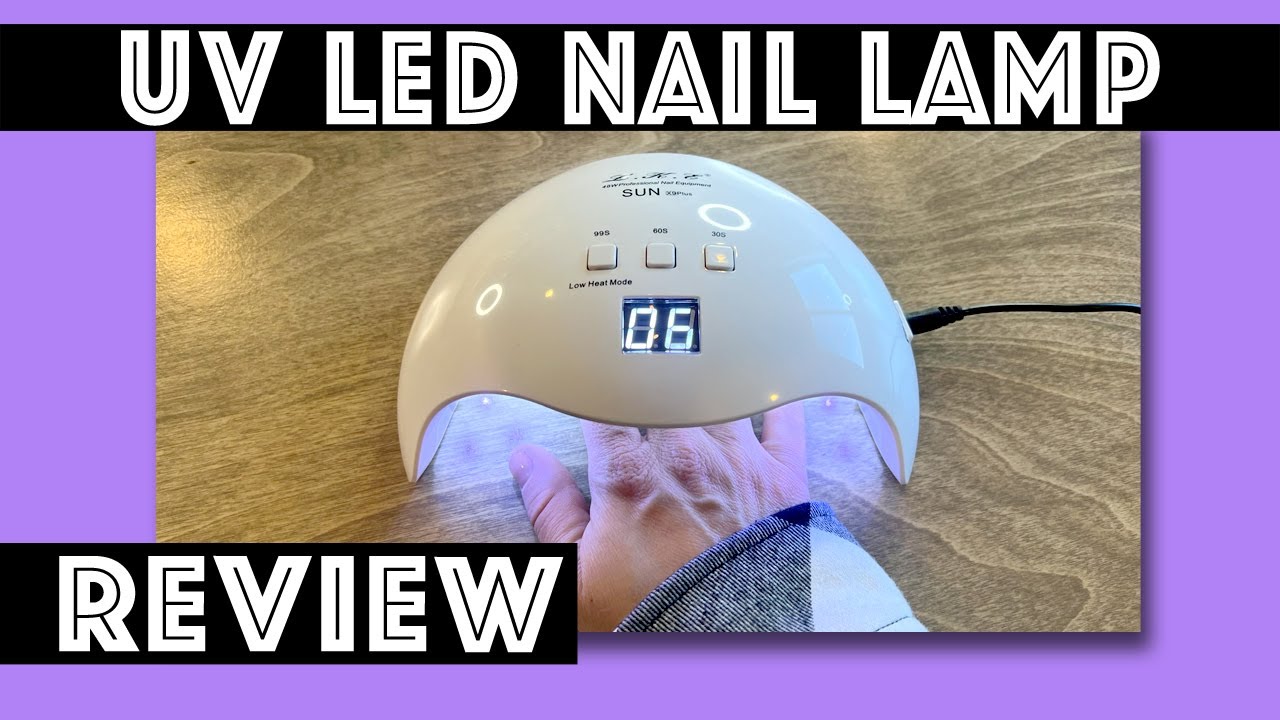 LKE Gel UV LED Nail Lamp Review YouTube