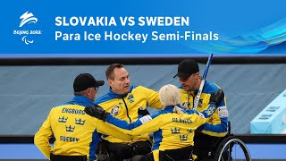 Slovakia vs Sweden | Wheelchair Curling Semi-Finals | Day 7 | Beijing 2022 Paralympic Winter Games