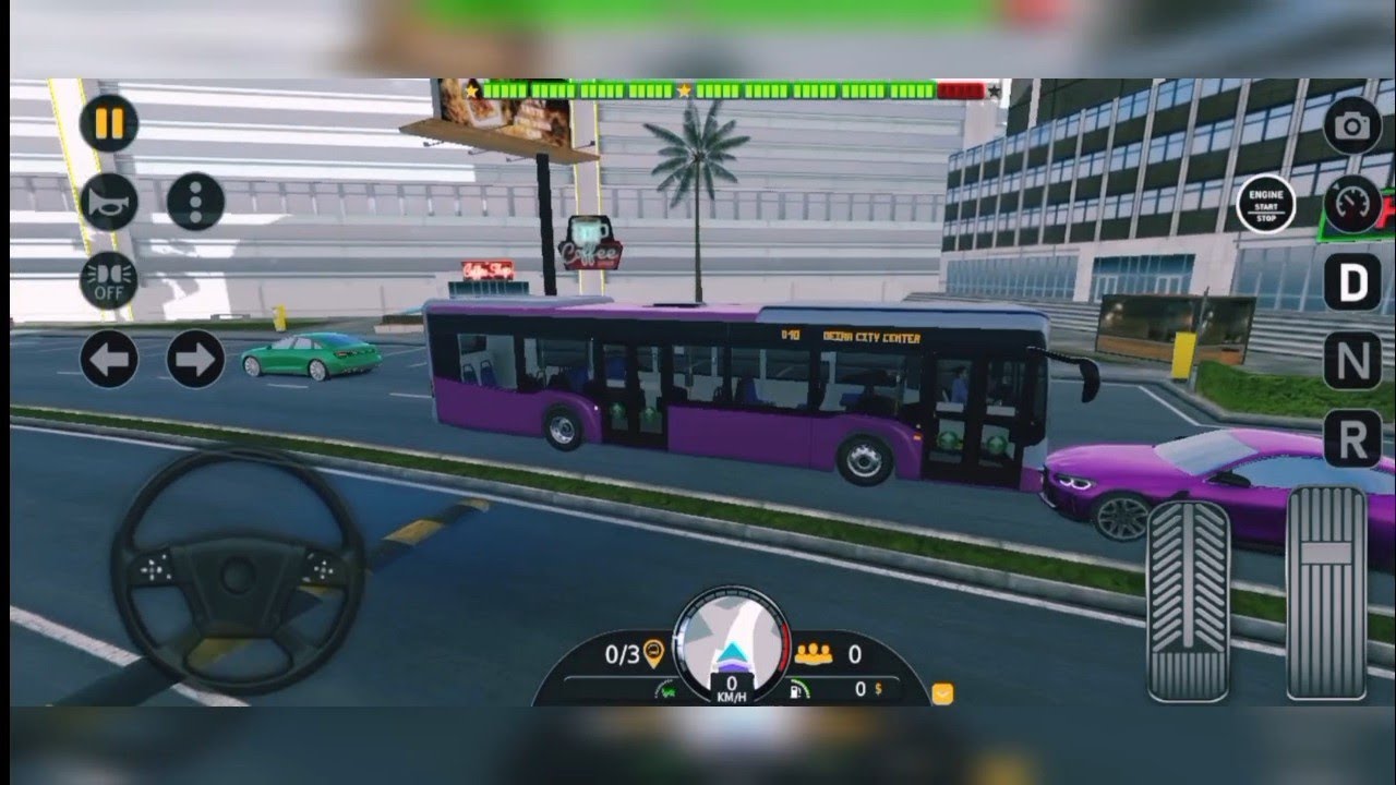Realistic Bus Driving in City 🚍 ll 