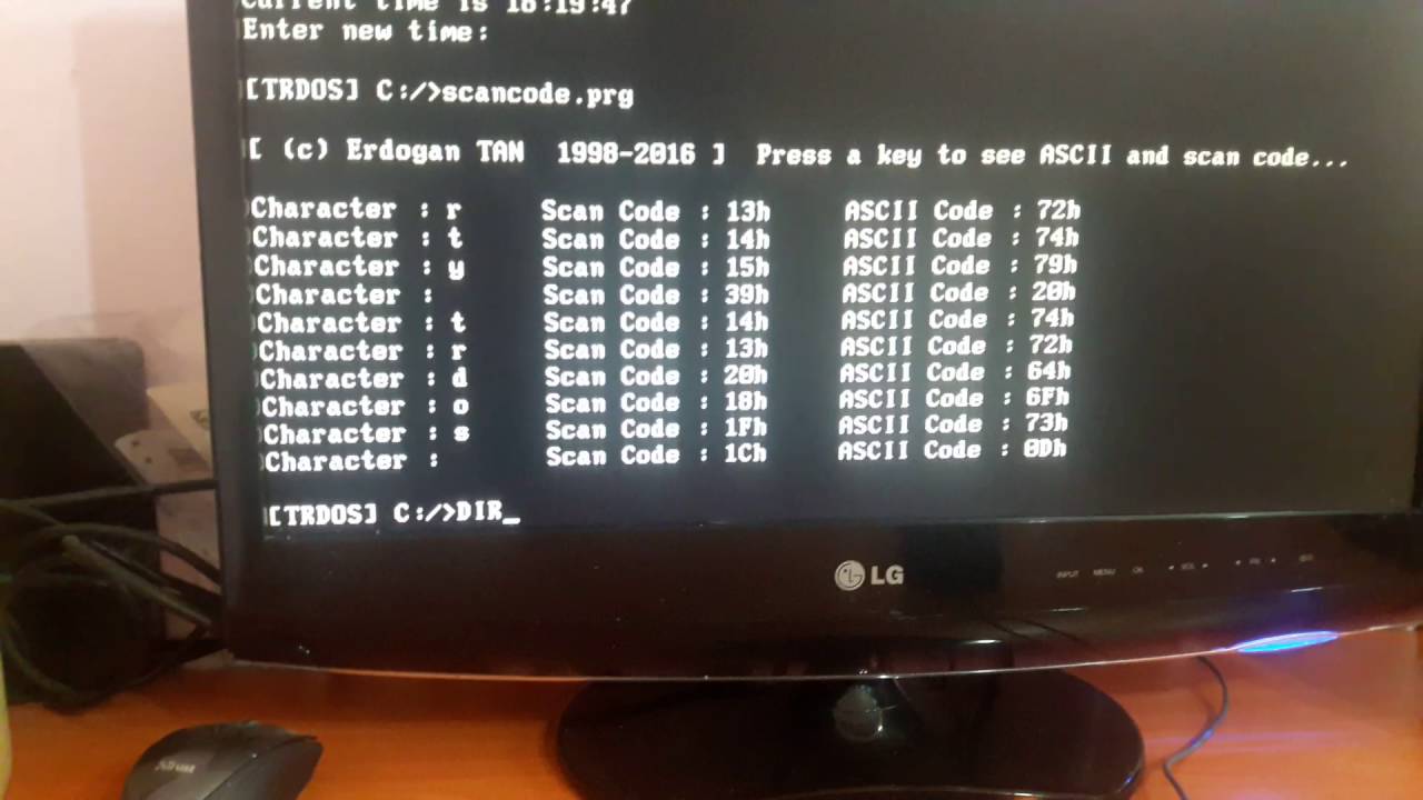 TRDOS 386 Operating System Demo - 13/5/2016