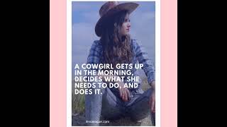 Cowboy and Cowgirl quotes.