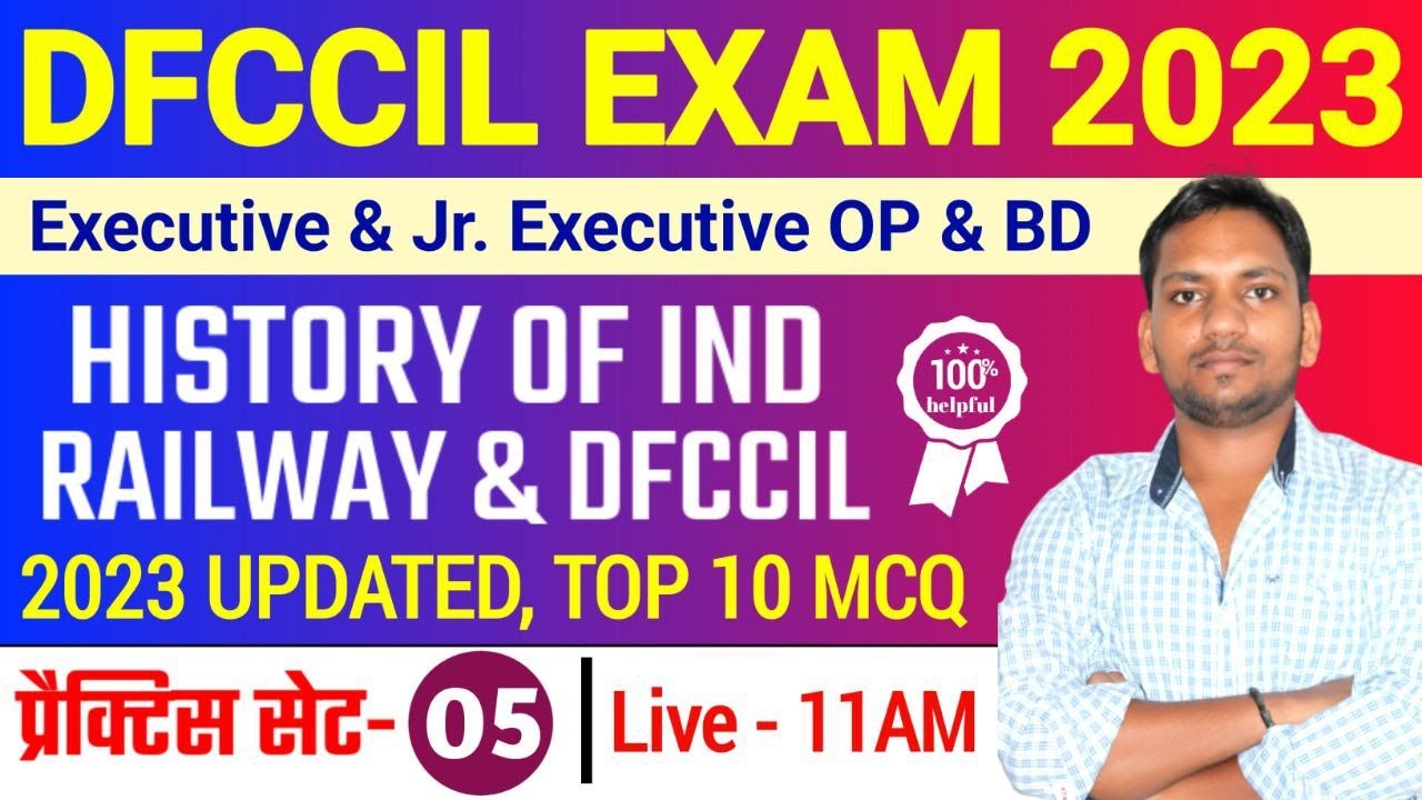 Practice Set- 05 History of Indian Railway & Dfccil/DFCCIL History Question Practice/ ipaperclasses