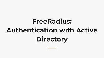 FreeRadius: Authentication with Active Directory