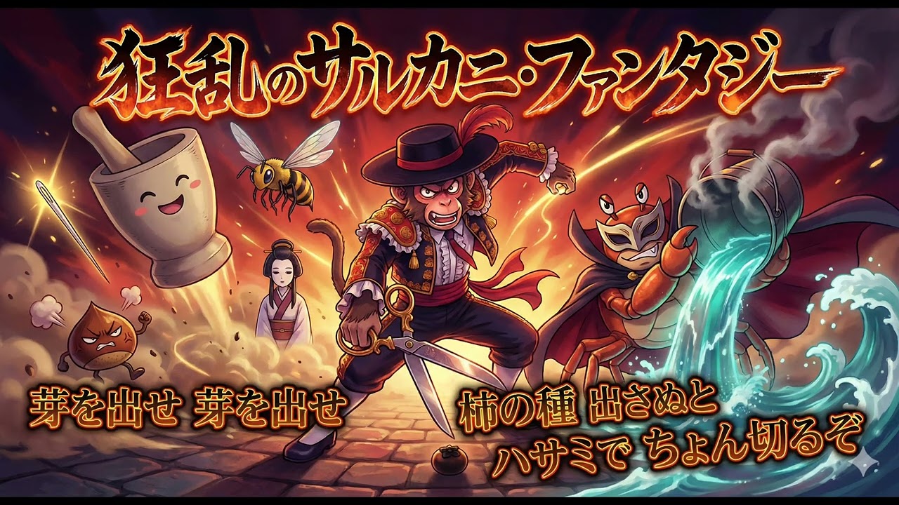 【オリジナル曲】Suno AI『狂乱のサルカニ・ファンタジー』