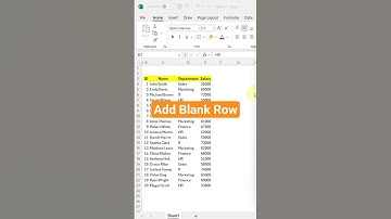 Add Blank Rows Like a Pro #excel #spreadsheetmagic #microsoftexcel #exceltips #data