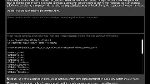 Unhandled Exception: EXCEPTION_ACCESS_VIOLATION writing address 0x00007fff1d087718 Unreal Engine 5