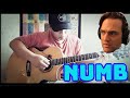 Alip Ba Ta - Numb - Linkin Park (acoustic fingerstyle guitar cover) Reaction // Guitarist Reacts