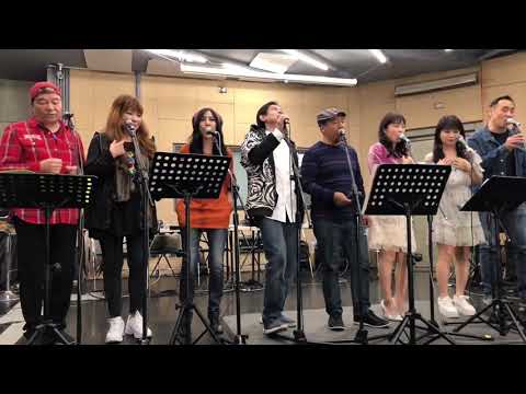 【民歌46高峰會-練團總彩排】民歌下月開啟巡演，施孝榮、王瑞瑜、李明德、殷正洋、王海玲、于台煙、陳艾湄、周子寒。（吳松翰攝）