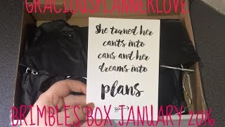 Brimbles Stationery Box Unboxing January 2016