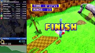 Sonic Jam Speedrun - Sonic World All Missions - PB 5:38