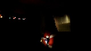Santa Claus caught on tape