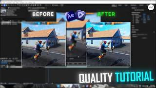 Free Fire HDR Sharpen Quality Tutorial For Pc | Adobe After Effects (2026) Part-2