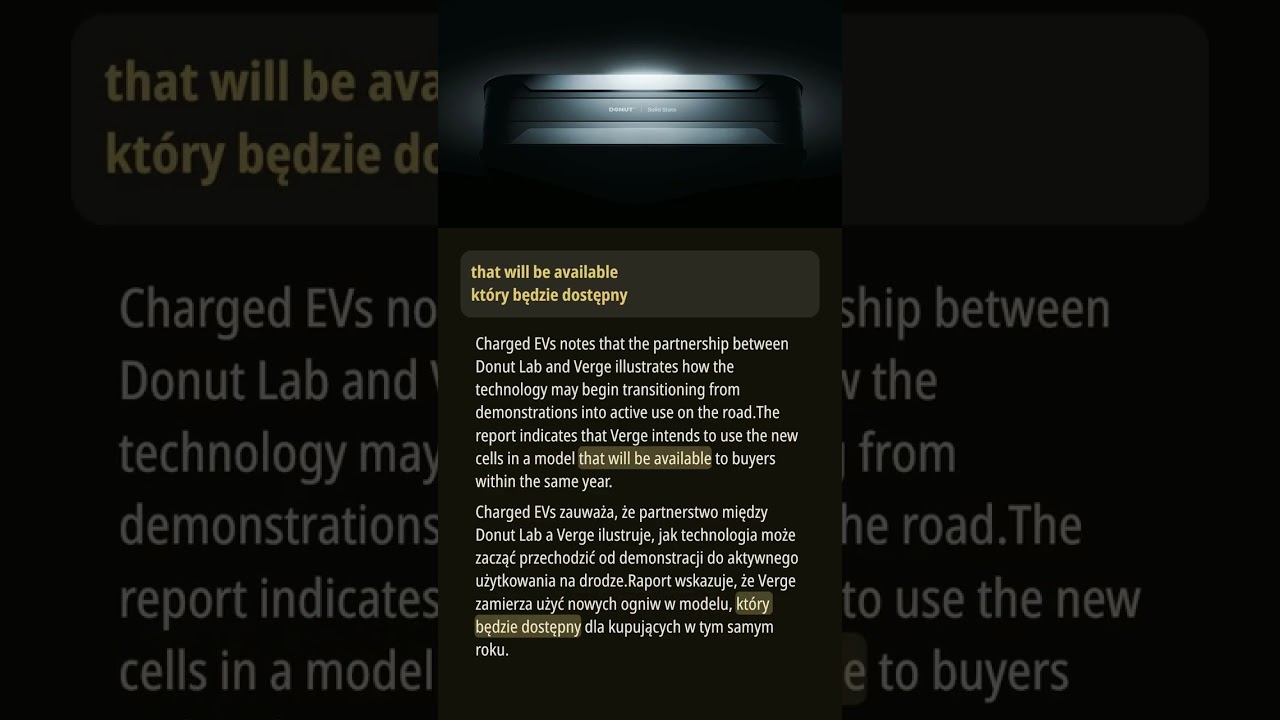 Donut Lab wprowadza pierwszą baterię stałotlenkową na CES 2026