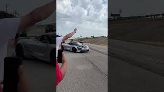 Cop chases C8 Corvette