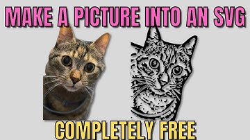 Turn Any PNG or JPG into a Cuttable SVG for FREE! | Easy Cricut Tutorial