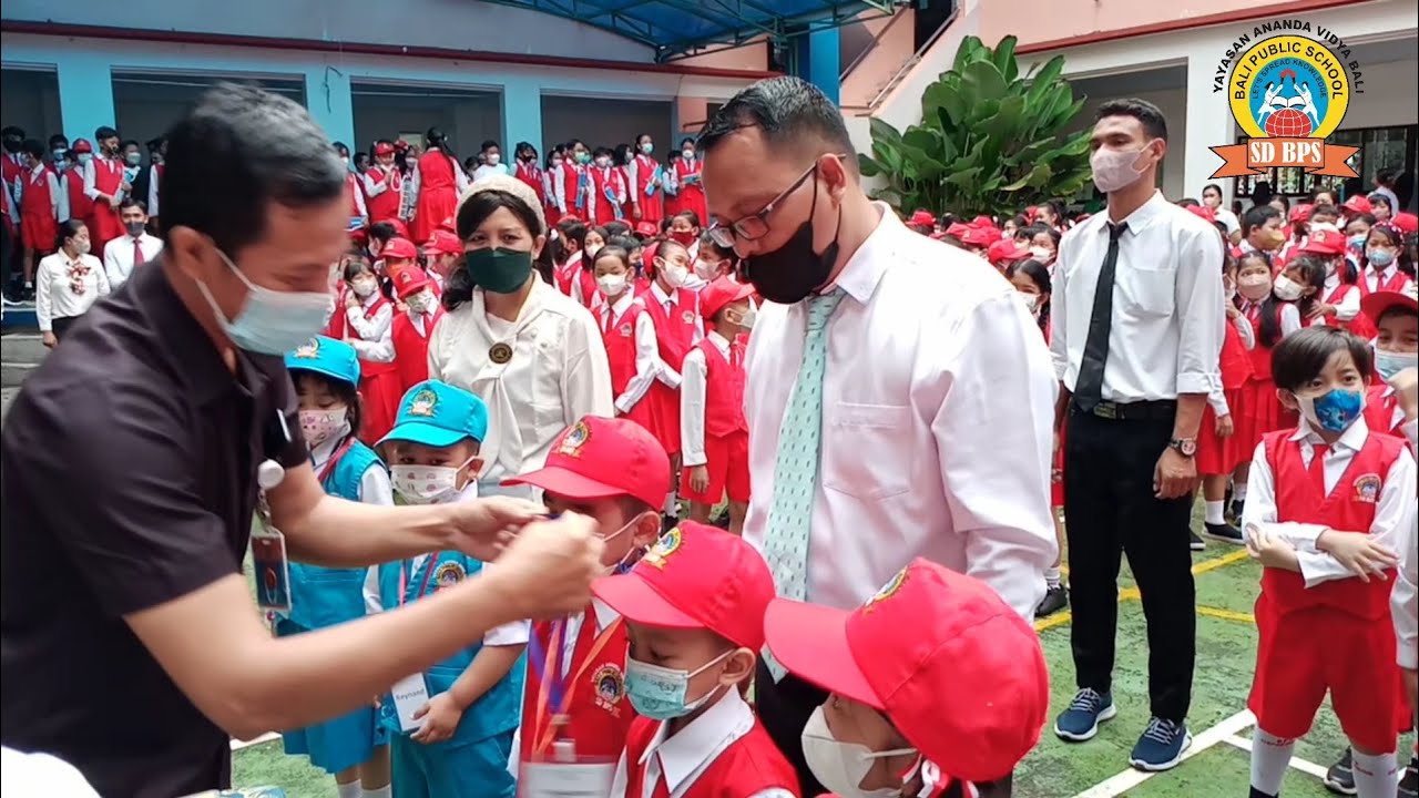 Kegiatan MPLS hari Pertama - Upacara dan Serah Terima Siswa Baru SD BPS Tahun Pelajaran 2022-2023