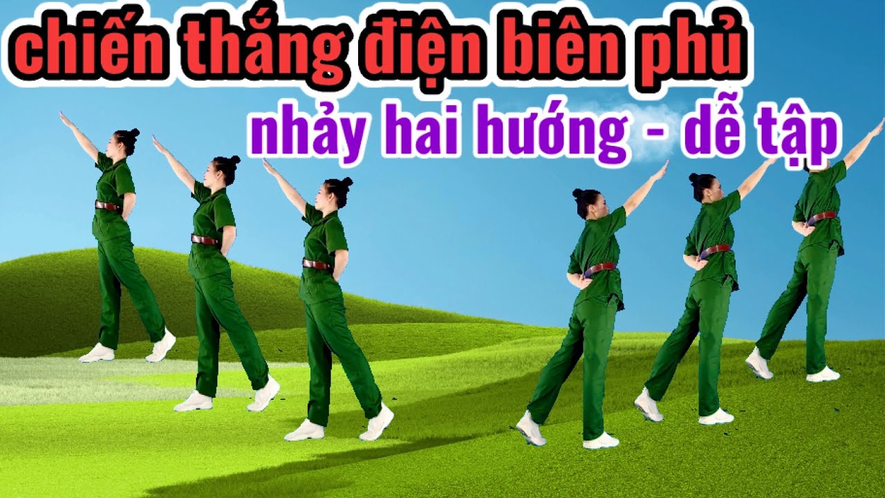 CHIẾN THẮNG ĐIỆN BIÊN PHỦ- BÀI NHẢY 2 HƯỚNG DỄ TẬP- NHẢY DÂN VŨ👉hướng dẫn bấm ⬇️link dưới nhé