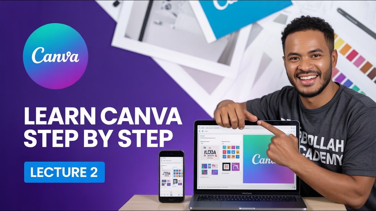 Canva Tutorial for Beginners 2025 | How to Download Canva, Create ...