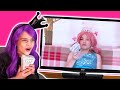STUCK INSIDE THE TV 📺 Malice Uses Magic To Trick Olivia! - Princesses In Real Life | Kiddyzuzaa