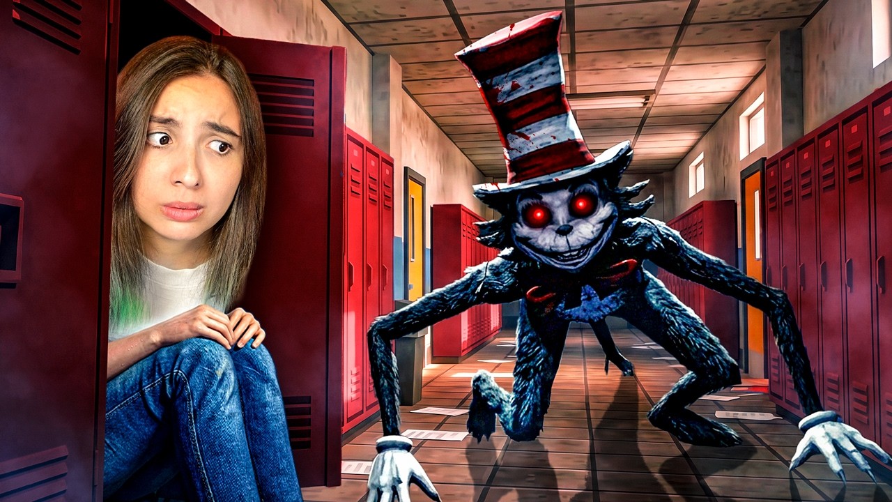 ESTOU PRESA NESSA ESCOLA COM UM GATO CARTOLA... E ELE QUER ME PEGAR NO ROBLOX.