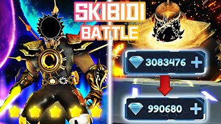 2 MILLION DIAMOND OPENING for SINISTER TITAN CLOCKMAN in Skibidi Toilet Battle Boom