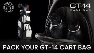 Famous GHOST GOLF | How To Pack Your GT-14 Cart Bag Wealth