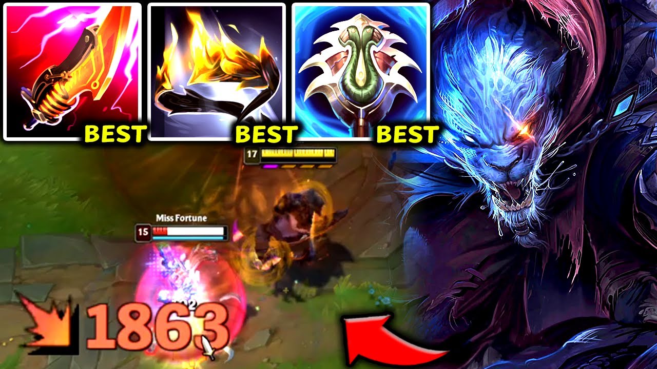 RENGAR TOP MOST BROKEN (Q) DMG I'VE EVER DONE (2K+ DAMAGE) - 2025 Rengar TOP Gameplay Guide