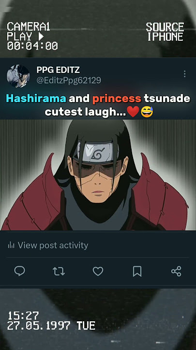 Hashirama  princess tsunade laugh ❤🤭... #hashirama #uzamakinaruto #anime #tsunade