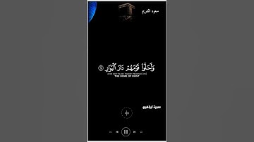 قران كريم شاشة سوداء سعود الشريم (يثبت الله الذين آمنوا بالقول الثابت)♢