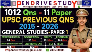 UPSC Tamil Previous Year Questions | UPSC Tamil PYQ Analysis 2026 | tnpsc 2026