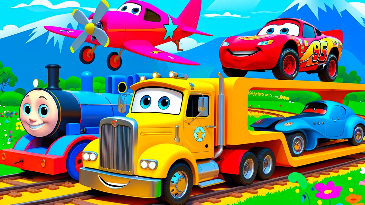 SuperCars On A Motorcycle Ride Over The Sea Along The Supper& Police Cars Bridge GTA 5