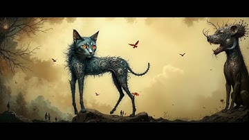 The Paradox of Paws | Surreal AI Generated Music Video ft. Cats & Dogs