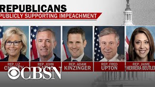 Group of Republicans pushes for Trump's removal from office
